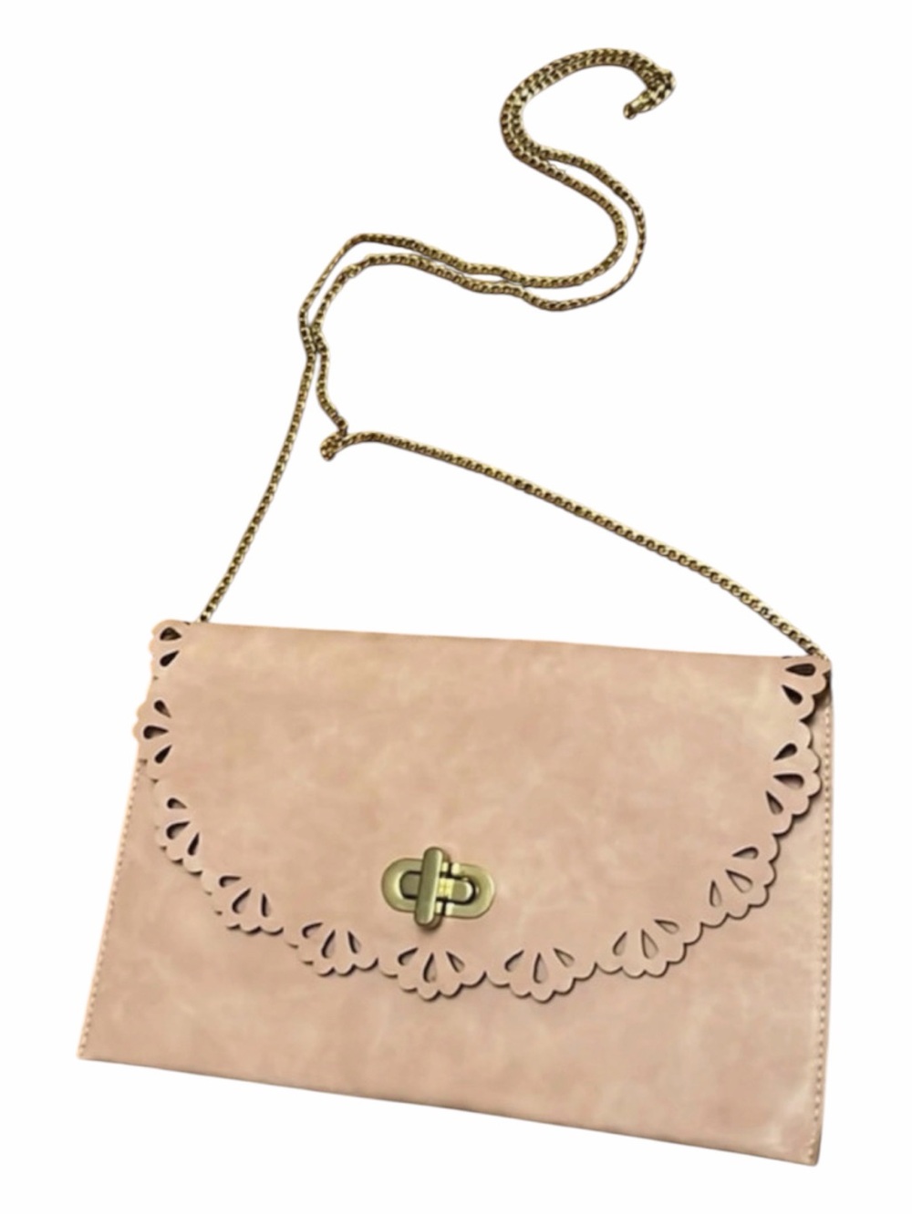 Moda Luxe Lola Clutch pink and gold